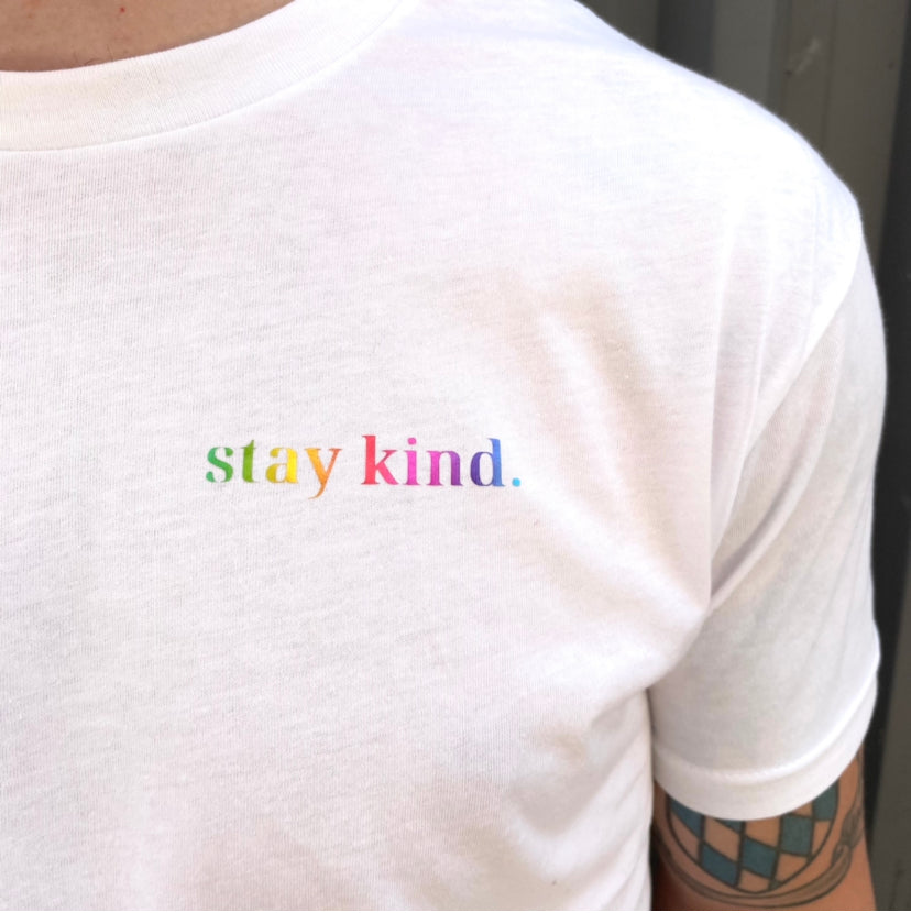 Stay kind pride tee