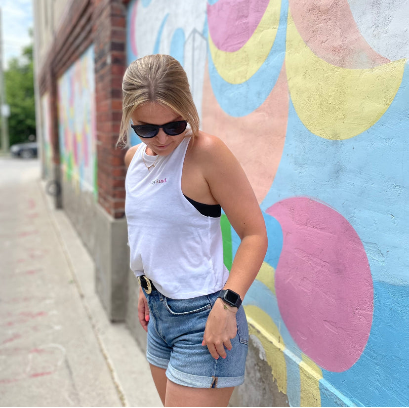 Stay kind ladies pride tank